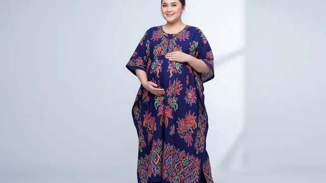 Outfit Ibu Hamil Gemuk Terbaru. Foto: Gemini