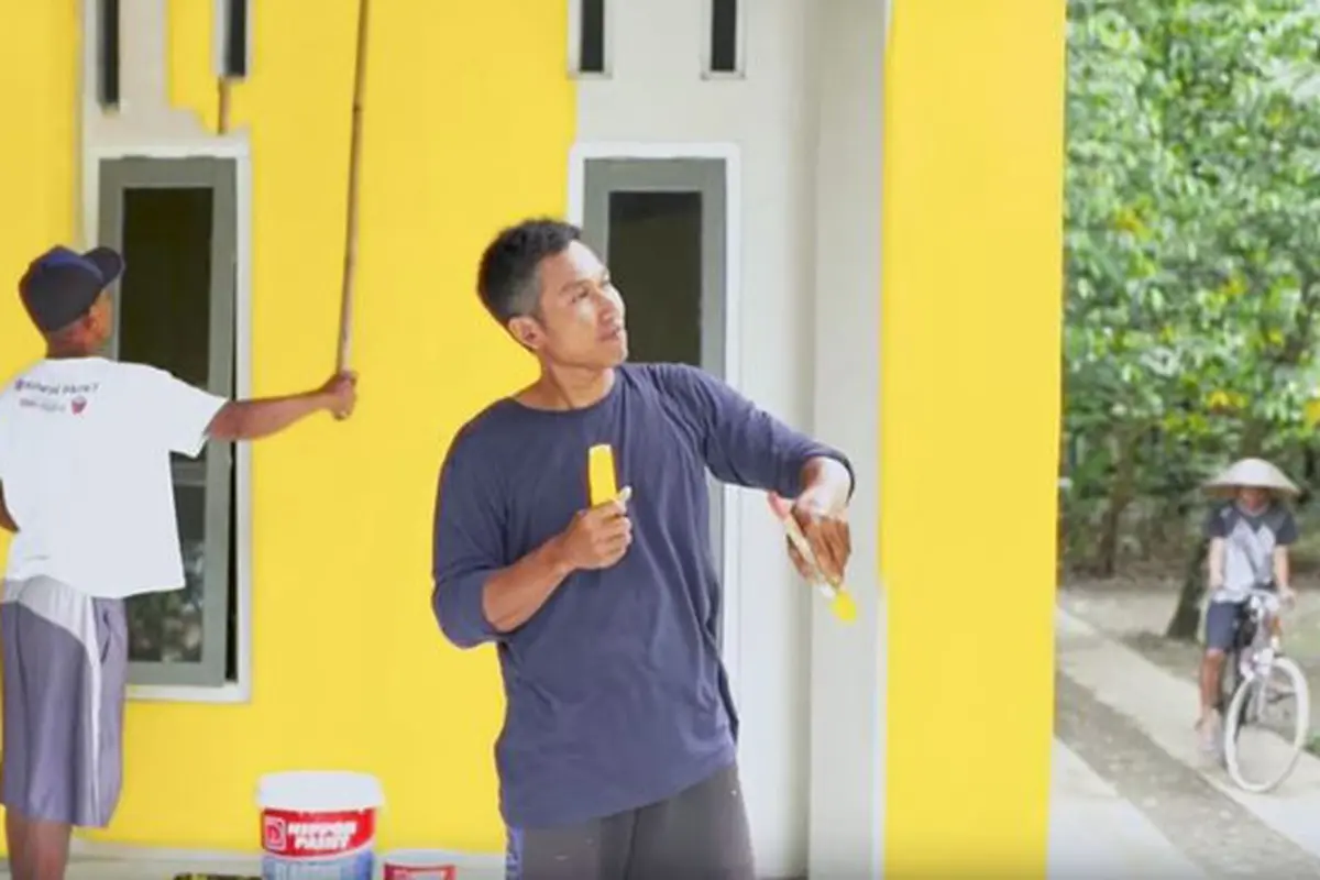 Cara Nippon Paint Perbaiki Fasilitas Umum di Desa Bocor
