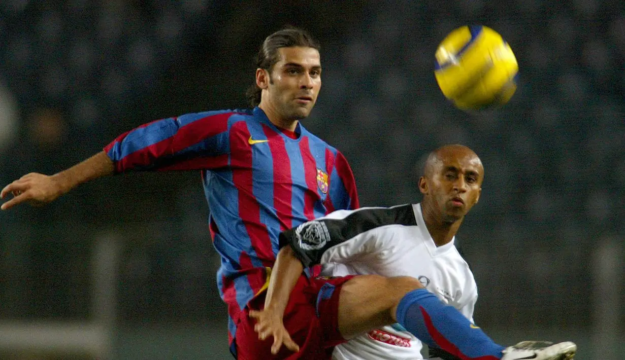 Rafael Marquez ditransfer Barcelona dari AS Monaco tahun 2003 dan menjadi bagian dari tim yang meraih trofi Liga Champions tahun 2006 dan 2009. (AFP/Cesar Rangel)