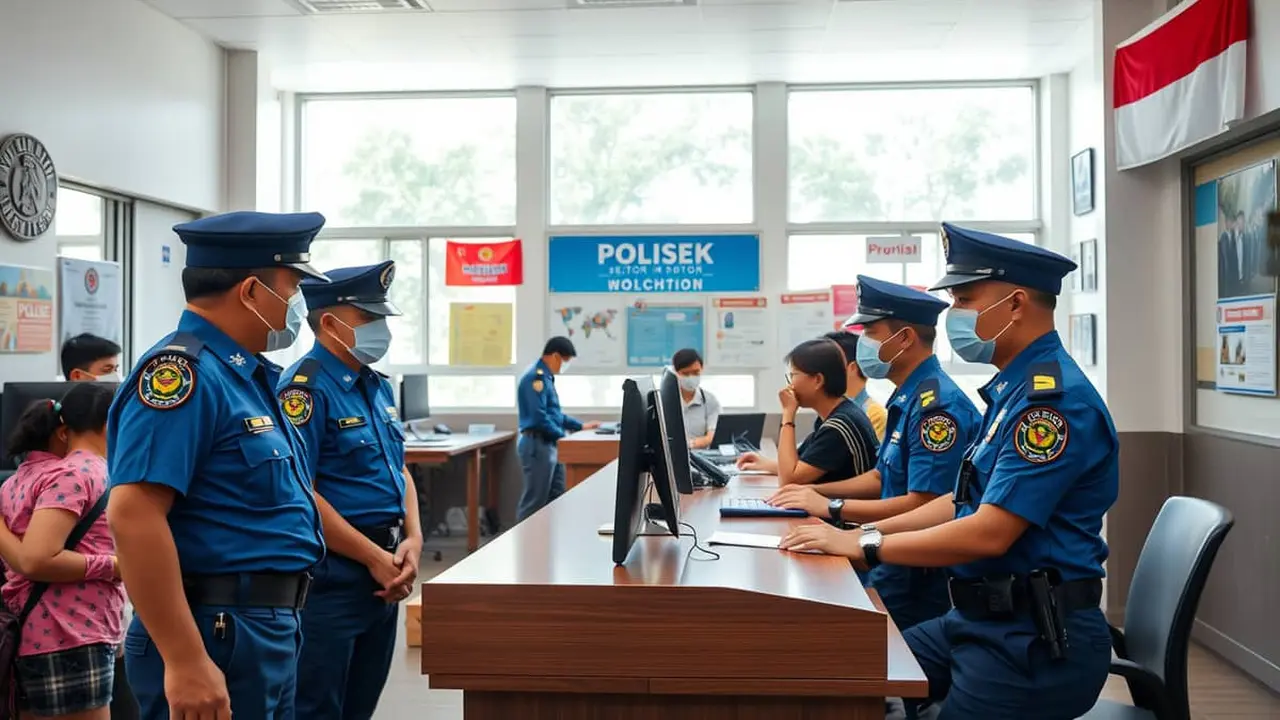perbedaan polsek dan polres