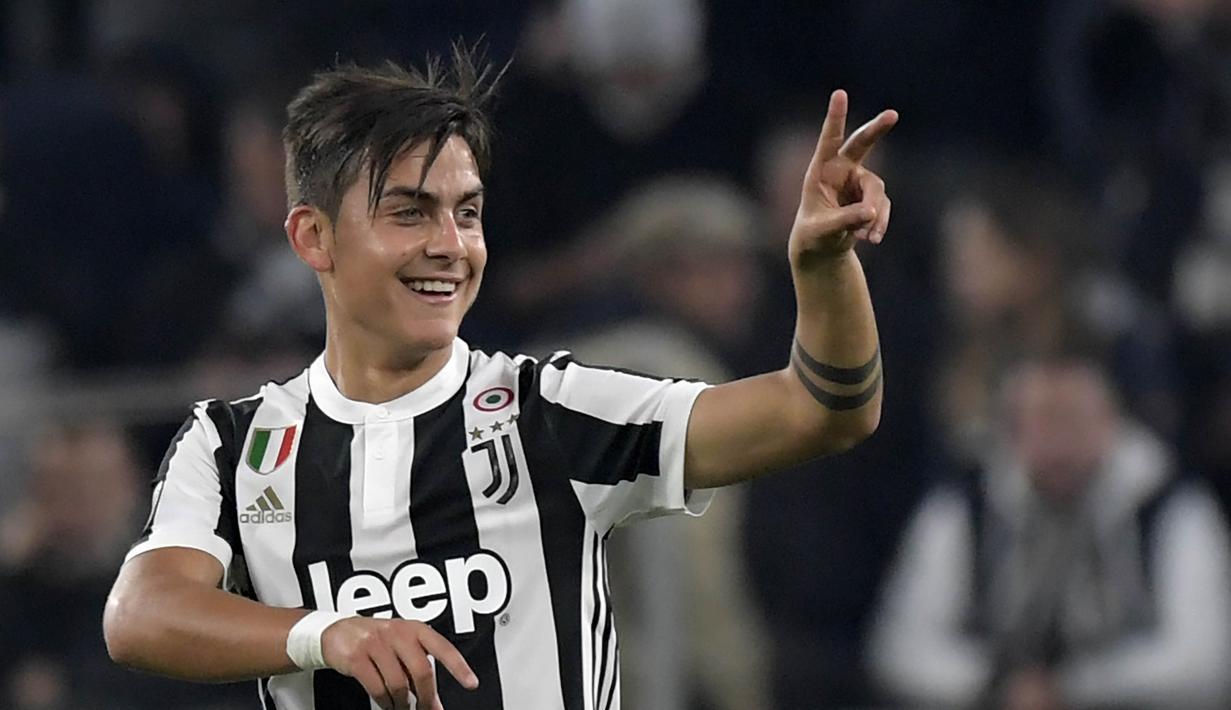 3. Paulo Dybala (Juventus) - 12 Gol (1 Penalti). (AFP/Miguel Medina)