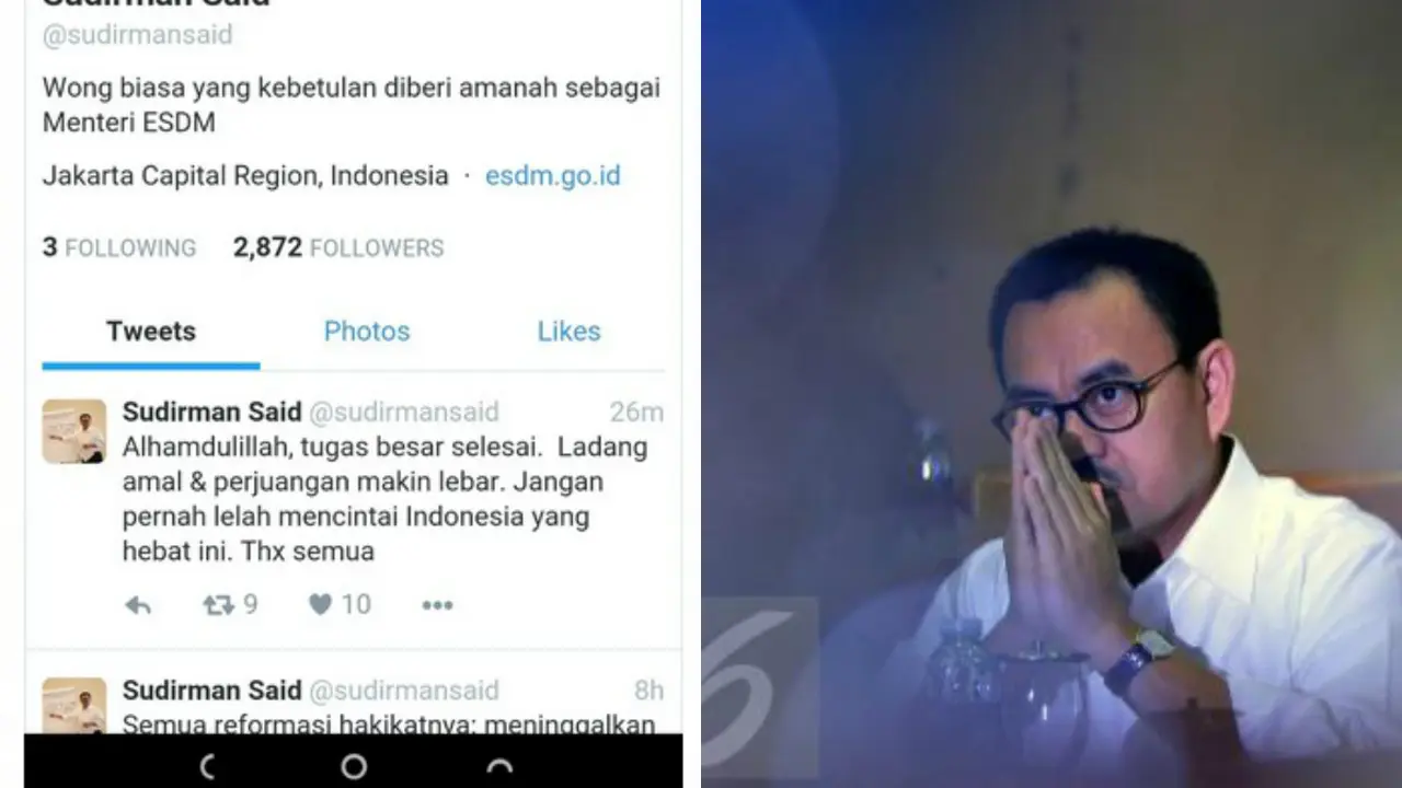 Sudirman Said Reshuffle Kabinet