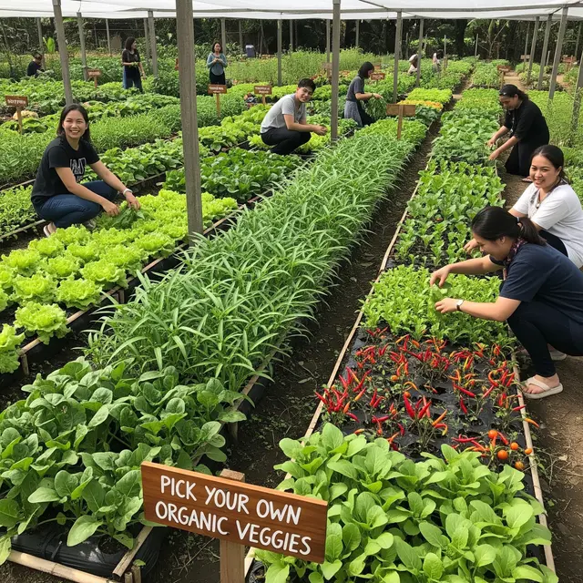 Konsep Kebun Sayur Bersama yang Bisa Jadi Daya Tarik Wisata (AI)