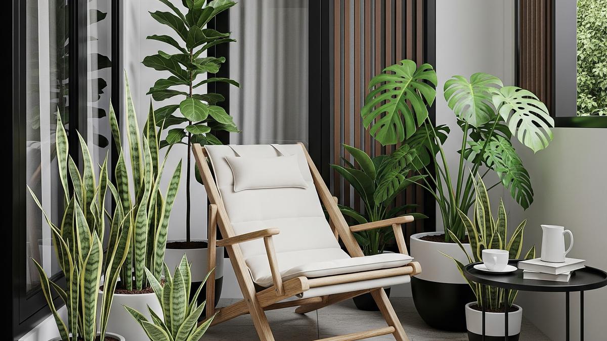 7 Ide Teras Rumah Kecil dengan Kursi Santai &amp; Tanaman Hias Menyejukkan