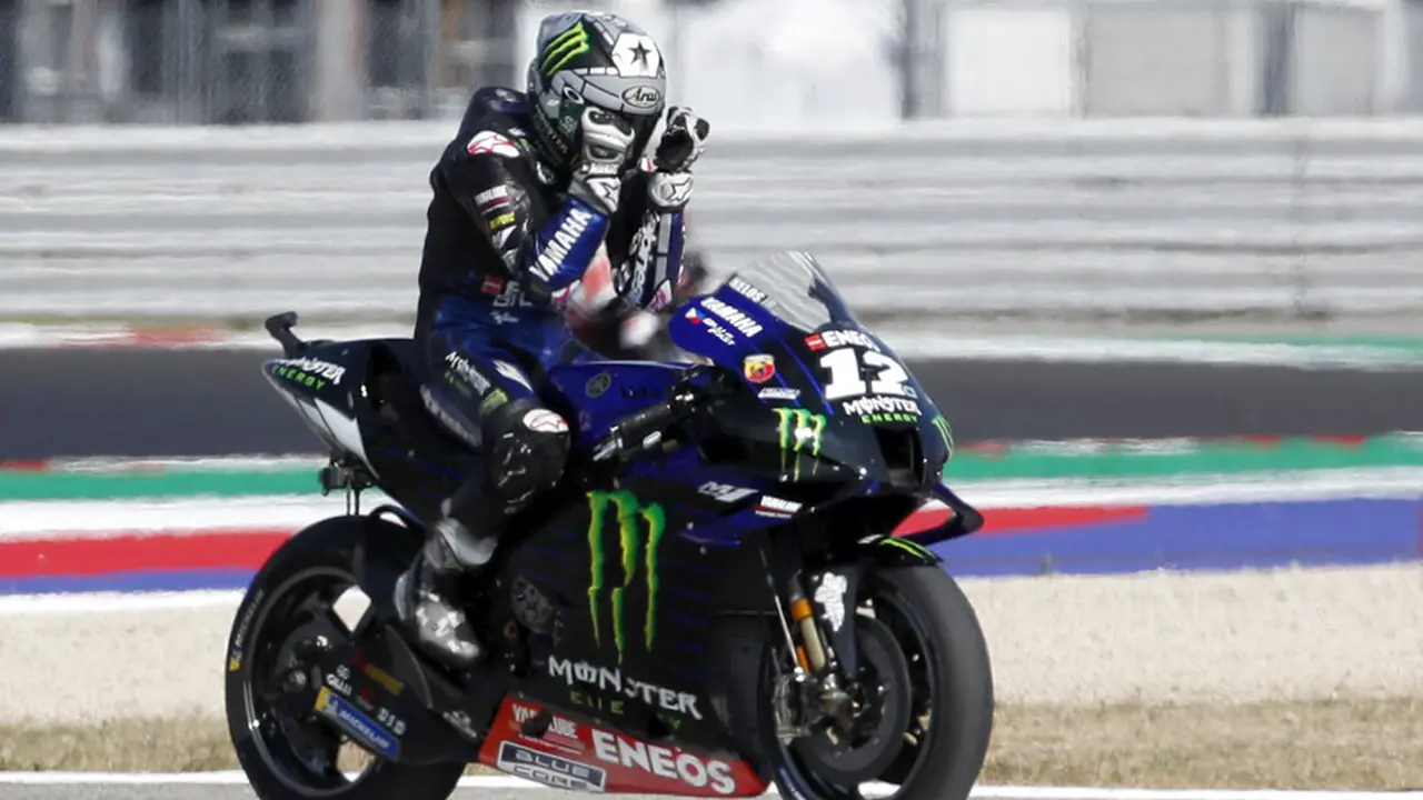 FOTO: Maverick Vinales Juara MotoGP Emilia Romagna 2020