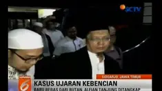 Alfian Tanjung sebelumnya menghuni Rutan Madaeng lantaran kasus ujaran kebencian dalam ceramah di Masjid Mujahidin Surabaya.