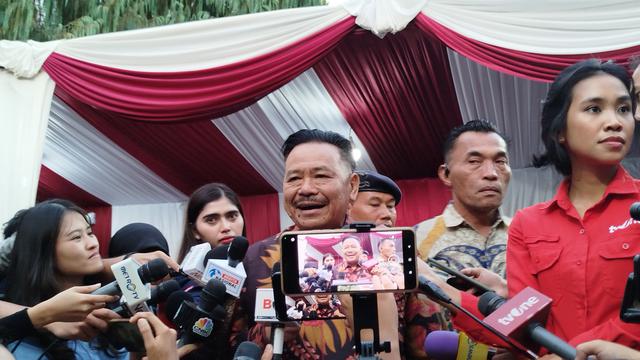 Ketua Perhimpunan Advokat Indonesia, Otto Hasibuan saat ditemui di Padepokan Garda Yaksa Hambalang pada Kamis (17/10/2024).