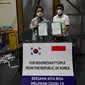 Penyerahan konsentrator oksigen dari Korea Selatan  (Dok Kedutaan Besar Korea di Indonesia)