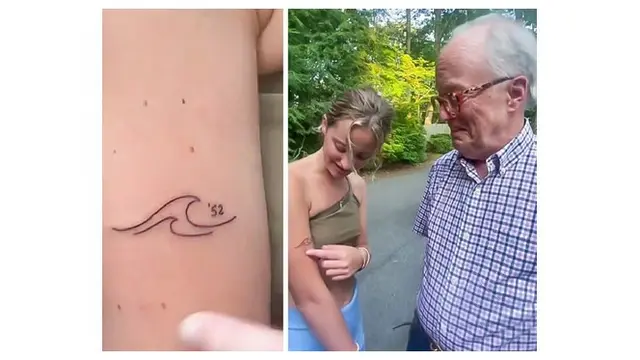 Wanita Ini Buat Tato Pertama untuk Ayahnya yang Terkena Alzheimer, Alasannya Haru