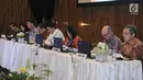 Suasana Rapat Umum Pemegang Saham (RUPS) tahunan di SCTV Tower, Jakarta, Senin (25/6). PT. Surya Citra Media, TBK mengadakan RUPS tahunan dan paparan publik 2018. (Liputan6.com/Herman Zakharia)