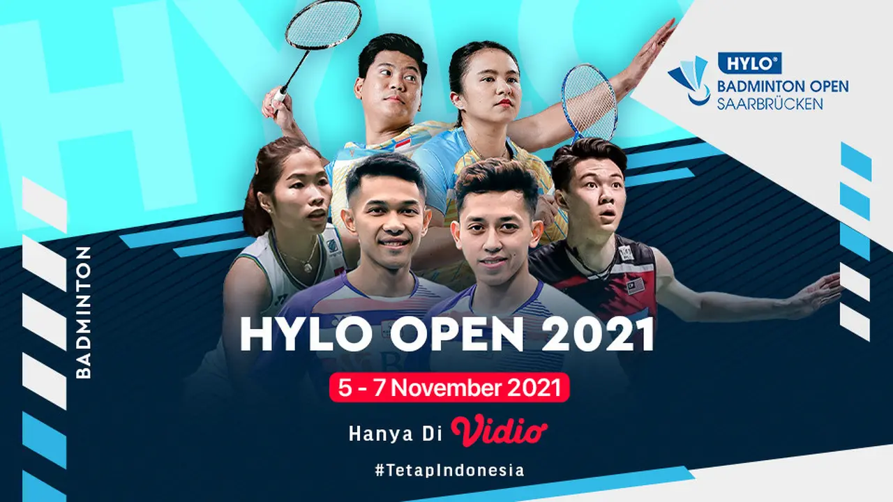 Jadwal dan Live Streaming Pertandingan Perempat Final hingga Final Hylo Open 2021 di Vidio Pekan Ini
