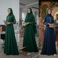 Model Gamis 3 Dunia (Credit: Gemini AI)