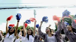 Cewek Cantik Jokowi Penuhi Jalanan