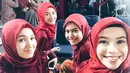 Saat mengenakan hijab, kecantikan Cut Syifa seakan semakin bertambah. Apalagi saat ia sedang tersenyum, wajahnya terlihat begitu manis. (Foto: instagram.com/cutsyifaa)