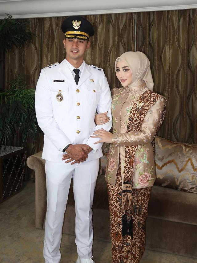 Potret Ali Syakieb Pakai Seragam PDU saat Pelantikan. (instagram: marginw/alisyakieb)