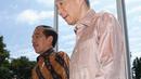 Maksud kedatangan Jokowi ke Singapura adalah untuk melakukan pertemuan Leaders' Retreat dengan Lee. (EDGAR SU/POOL/AFP)