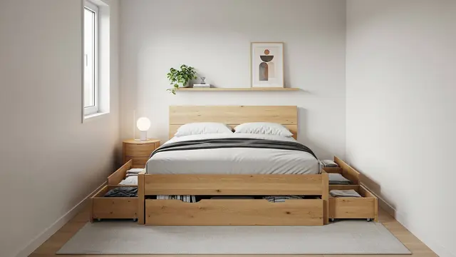 Ide Penyimpanan di Bawah Tempat Tidur untuk Rumah Sempit