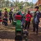 Pelatihan pembuatan pewwarna alami dari limbah batang tembakau (Istimewa)