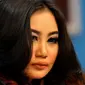 Pamela mengungkapkan tak sampai hati melakukan ini demi popularitas. Jakarta, Kamis (16/4/2015). Dengan kejadian ini, namanya dan keluarga besarnya tercoreng. (Liputan6.com/Faisal R Syam)