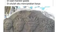 6 Hasil Karya Kuli Bangunan saat Kerja Santai Ini Bikin Mandor Terdiam (sumber: Twitter/txtdarigajelas)