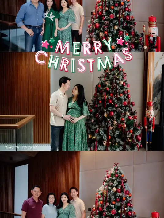 Valencia Tanoe dan Kevin Sanjaya pun menikah tahun ini, bahkan Valencia tengah mengandung. Valencia terlihat mengenakan dress hijau lengan 3/4 bermotif memerlihatkan baby bump. [@valenciatanoe]