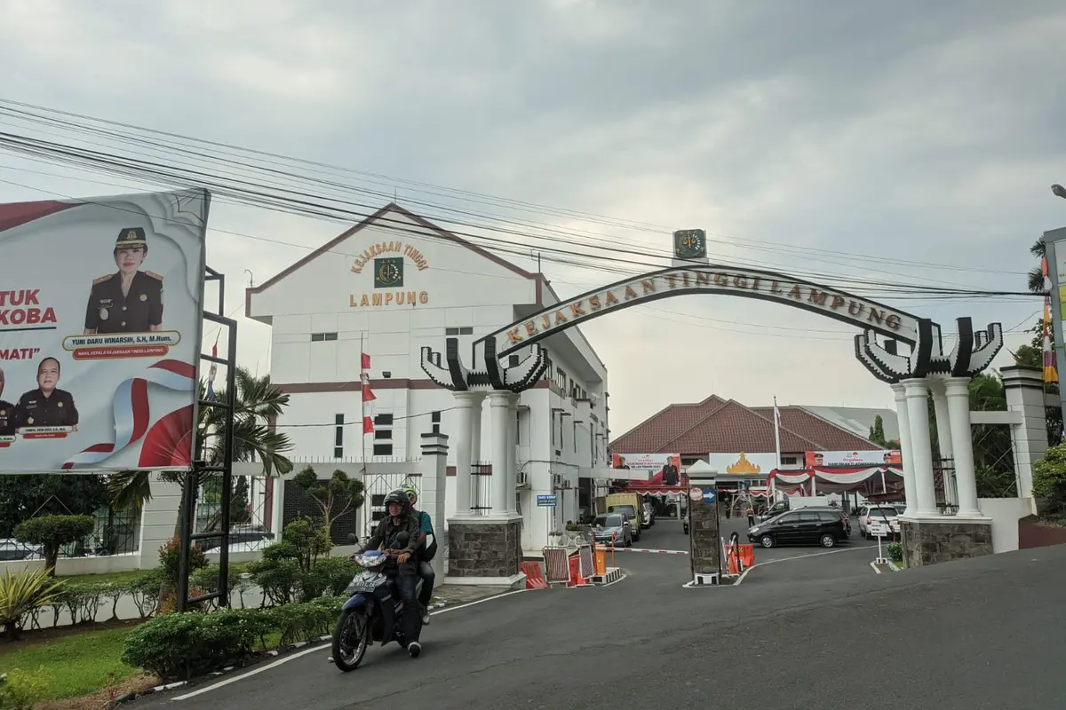 Kantor Kejaksaan Tinggi Lampung. Foto : (Liputan6.com/Ardi).