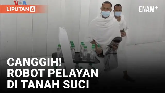 VIDEO: Jemaah di Tanah Suci Dilayani Robot