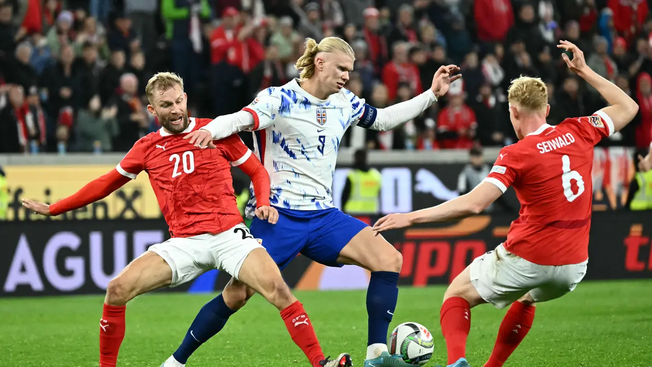 Austria vs Norwegia, UEFA Nations League, Erling Haaland