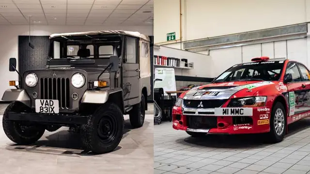 Jeep dan mobil reli juga ikut dilelang oleh Mitsubishi Inggris (Carscoops)
