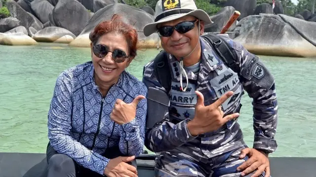 Turut Bela Sungkawa, Ini 6 Potret Kenangan Susi Pudjiastuti dengan Kolonel Harry Setyawan