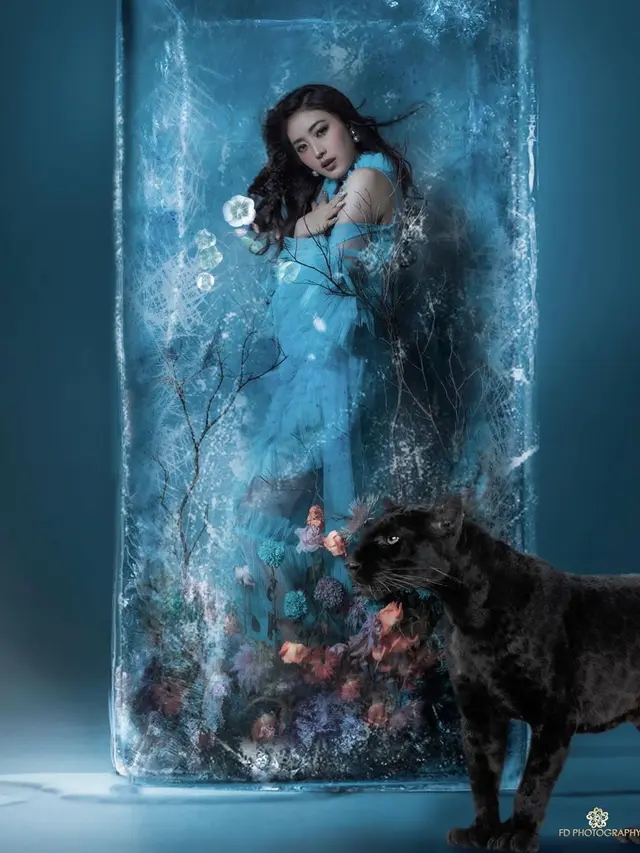 6 Gaya Pemotretan Natasha Wilona dengan Tema 'INNOCENCE in The COLD', Memesona