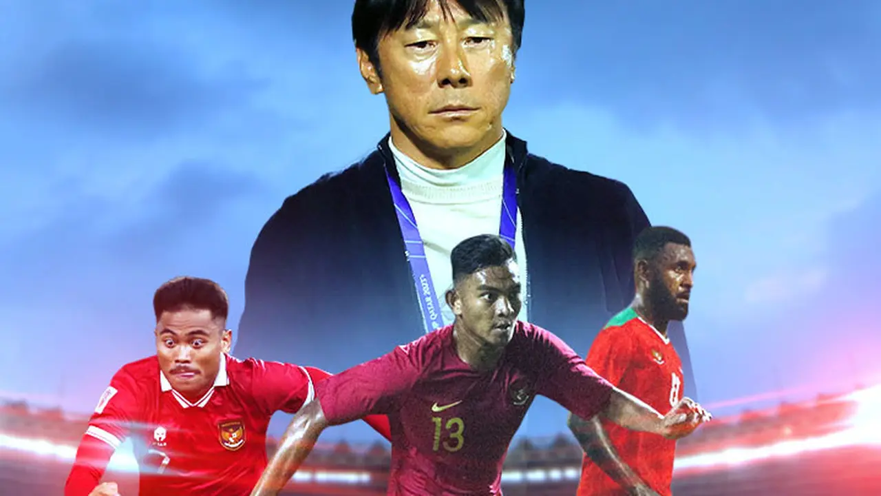 Ilustrasi - Shin Tae-yong, Saddil Ramdani, Rafli Nursalim, Yanto Basna