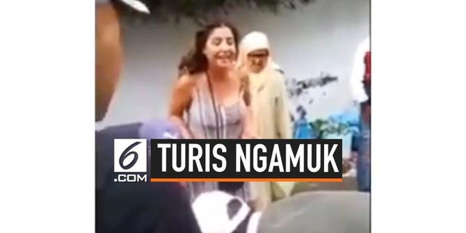 VIDEO: Viral, Turis Wanita Marah-Marah ke Penjual Ayam