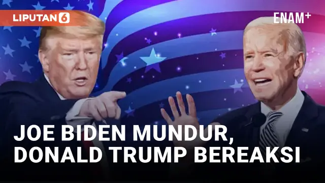 Joe Biden Mundur, Donald Trump: Tidak Layak!