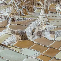 Tambang garam di Maras, Peru. (Patricia Hofmeester/Picfair)