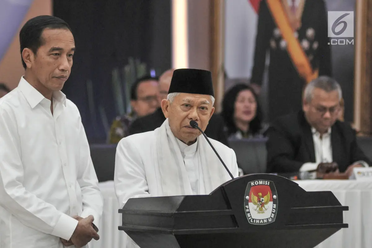 KPU Tetapkan Jokowi-Ma’ruf Amin Sebagai Presiden dan Wakil Presiden Terpilih