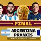 Link Live Streaming Final Piala Dunia 2022 Argentina Vs Prancis di Vidio, Minggu 18 Desember