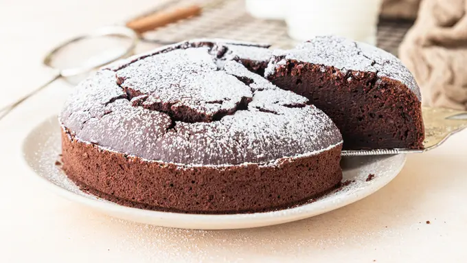 kue coklat tanpa tepung