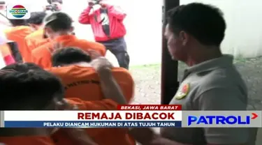 Polisi ringkus tujuh orang yang menjadi pelaku pembacokan pelajar SMK di Bekasi. Satu diantaranya adalah perempuan.