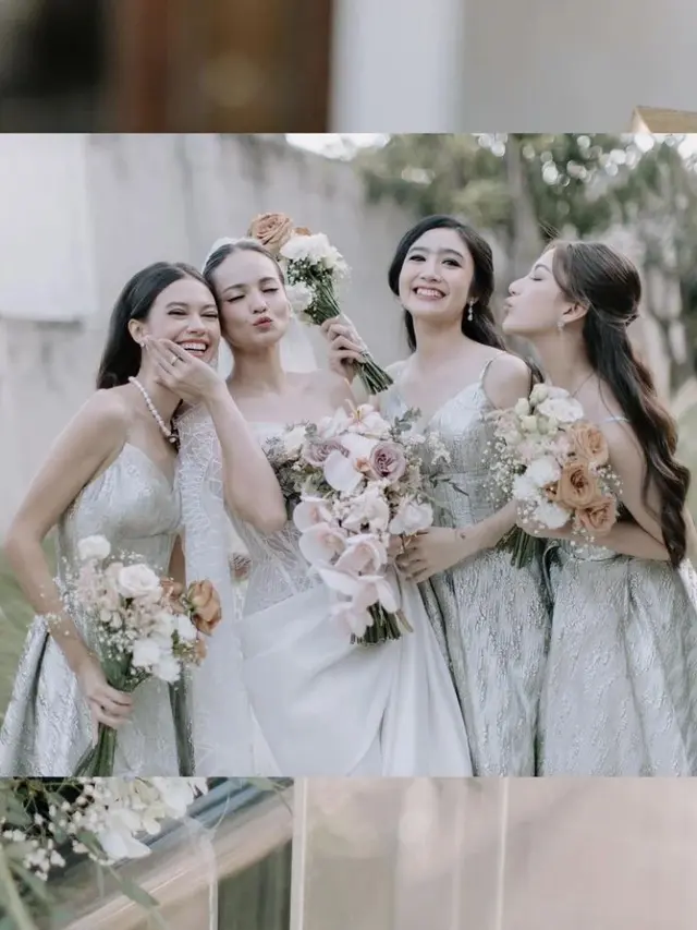 6 Potret Kompak Geng Blackpunk di Rangkaian Pernikahan Jessica Mila dan Enzy Storia