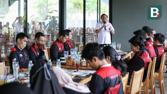 Ketua Umum Pengurus Pusat Persatuan Bola Voli Seluruh Indonesia (PP PBVSI) Imam Sudjarwo