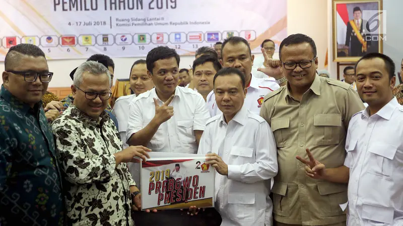 Partai Gerindra Daftarkan 575 Bakal Calon Legislatif 2019