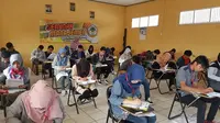 Seleksi PMB di STIE Widya Praja pada tahun akademik lalu. (Liputan6.com/Dok STIE Widya Praja)