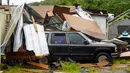 Menjelang badai, para pejabat di Puerto Rico menutup kantor-kantor pemerintah, menutup sekolah-sekolah, mengaktifkan Garda Nasional dan membuka ratusan tempat penampungan. (Jaydee Lee SERRANO / AFP)