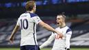 Tottenham Hotspur tampil garang saat menjamu sesama tim asal London, Crystal Palace pada laga Liga Inggris. Dua bomber andalan Jose Mourinho yakni Gareth Bale dan Harry Kane jadi bintang di laga tersebut. (Julian Finney/Pool via AP)