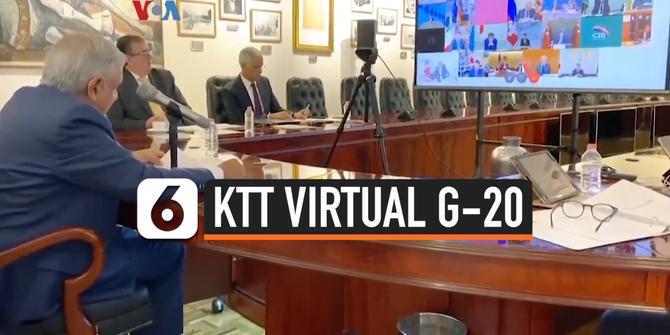 VIDEO: KTT Virtual G-20 Saat AS Jadi Pusat Pandemi Corona
