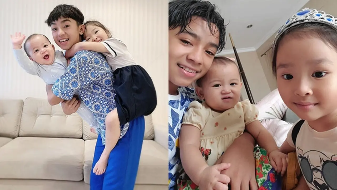 Anak Dibully Netizen, Ini 6 Potret Kompak Ketiga Buah Hati Ruben Onsu