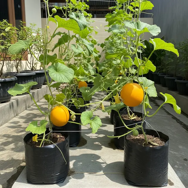 6 Tips Melon Cepat Besar Meski Ditanam di Polybag, Panen Melimpah di Rumah