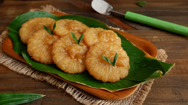 kue cucur gula merah empuk