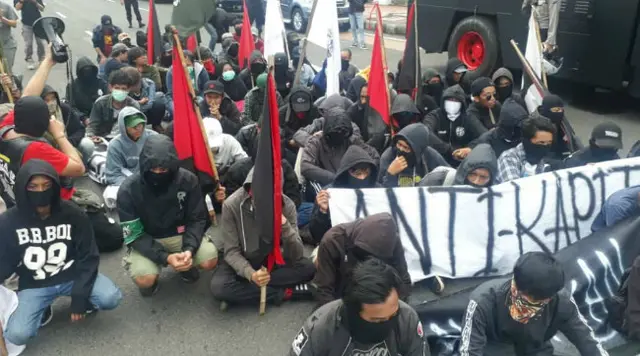 Polisi: Massa Rusuh di Pejompongan Terafiliasi Anarko